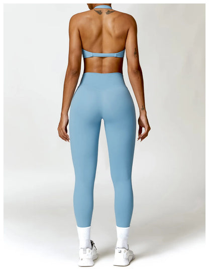 Women Yoga Pants Seamless Sports Gym Workout Clothes Stretchy High Waist Athletic Tights Fitness Leggings Activewear Leggings