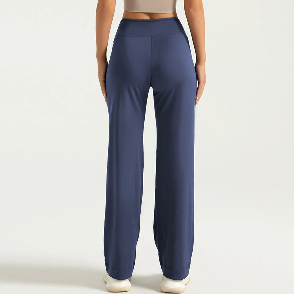 Womens Yoga Pants Wide Leg Pants With Pockets Casual Trousers Elastic Waist Sweatpants Pant for Women Women’s Pants Women’s Pant