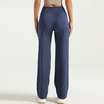 Womens Yoga Pants Wide Leg Pants With Pockets Casual Trousers Elastic Waist Sweatpants Pant for Women Women’s Pants Women’s Pant