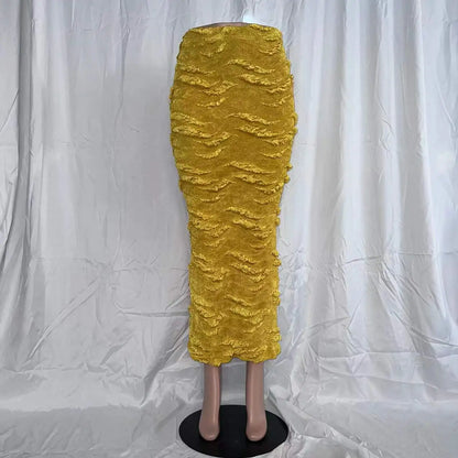 2025 Spring Summer Women Style Women Long Skirts Muslim High Quality Fashion Style Fit High Waist Skirt Plus Size Skirt