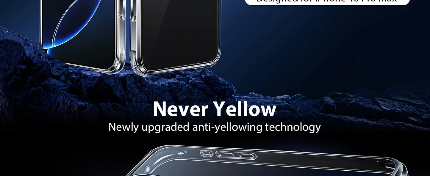 2pcs Ultra-thin Clear shockproof Phone Case for iPhone 16 15 14 13 12 11 Pro Max 14 15 16 Plus iPhone protector Silicone Cover