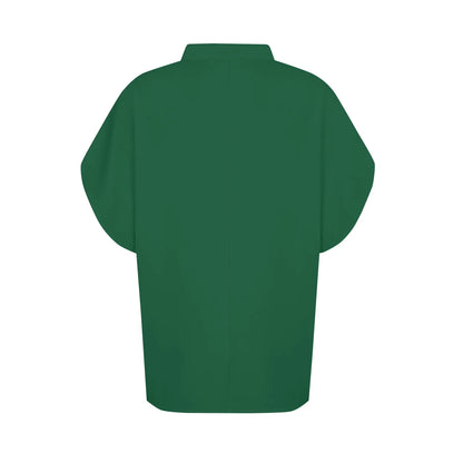 Summer Tops For Women Blouse 2024 Fashion Short Sleeve Solid V Neck Loose Shirts And Blouses Elegant Laies White Tops