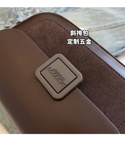 Women's Bag 2025 Autumn and Winter Simple Fashion Small Square Bag Korean Style High-Grade Fashion All-Match Casual Shoulder Bag