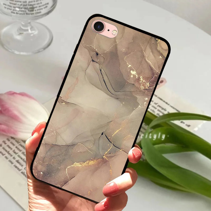 For iPhone 6S 6 Case Silicone Soft Back Phone Cover For iPhone 7 7Plus 6 6S Plus Silicon Cases For iPhone 8 8 Plus Fundas Bumper