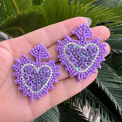 New Earrings Tassel Drop Earring Jewelry Earrings For Women Crystal Earrings Crown Dangle Earrings Long Earrings Boho Earings