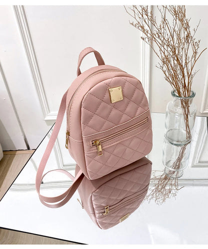 Women's bag 2024 ladies bags double pocket embroidered fashionable small book bag women's shoulder bag