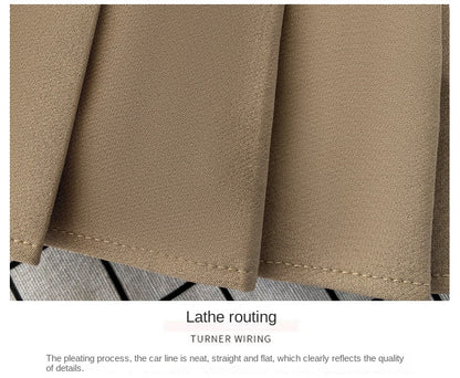 Women's Skirt Fashion Summer  High Waist Black a Line Mini Pleated Short  Skirts for School Girls Korean Style Ladies  Clothing