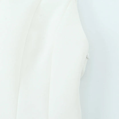 TRAF Top for Women Fashion Summer Short Skirt Hem Bow Sleeveless O-neck Blouse Street Clothing Vest Tank Chic Ladies Tops Mujer