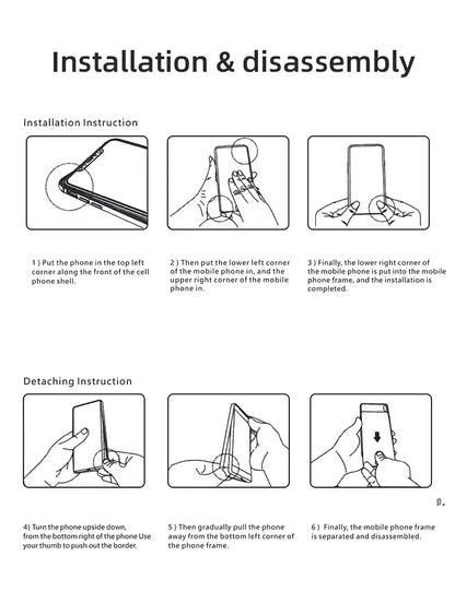 Hybrid Silicone Frame Aluminum Metal Phone Cases For iPhone 16 15 Pro Max 14 13 12 Better Heat Bumper