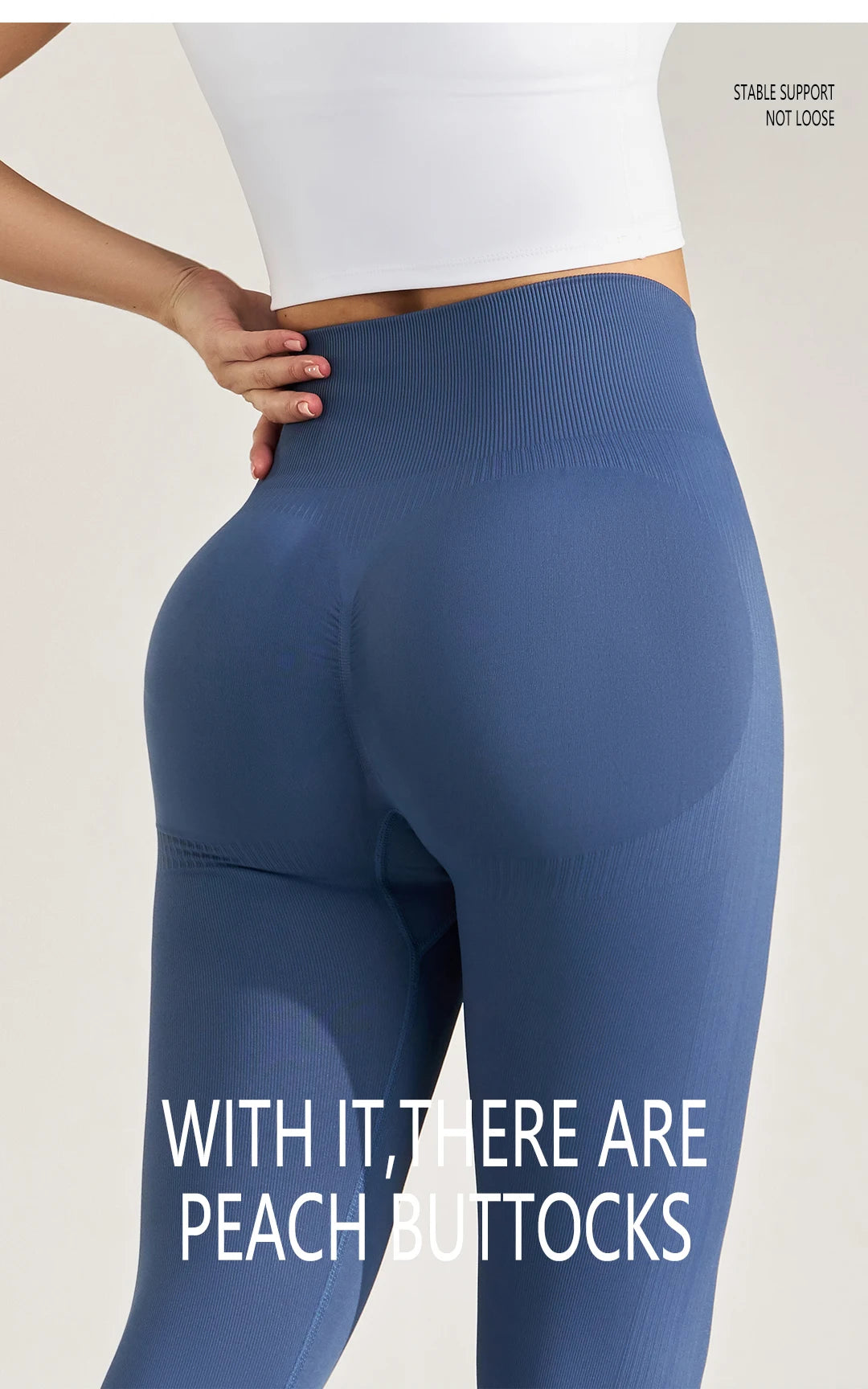 Women's yoga pants no embarrassing line sports fitness leggings tight peach hips high waist naked feeling yoga pants woman