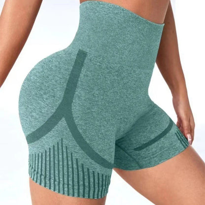 Women Yoga Shorts High Waisted and Hip Lifting Yoga Pants Outdoor Running Fitness Shorts Breathable Quick-dry Sportswear Pants