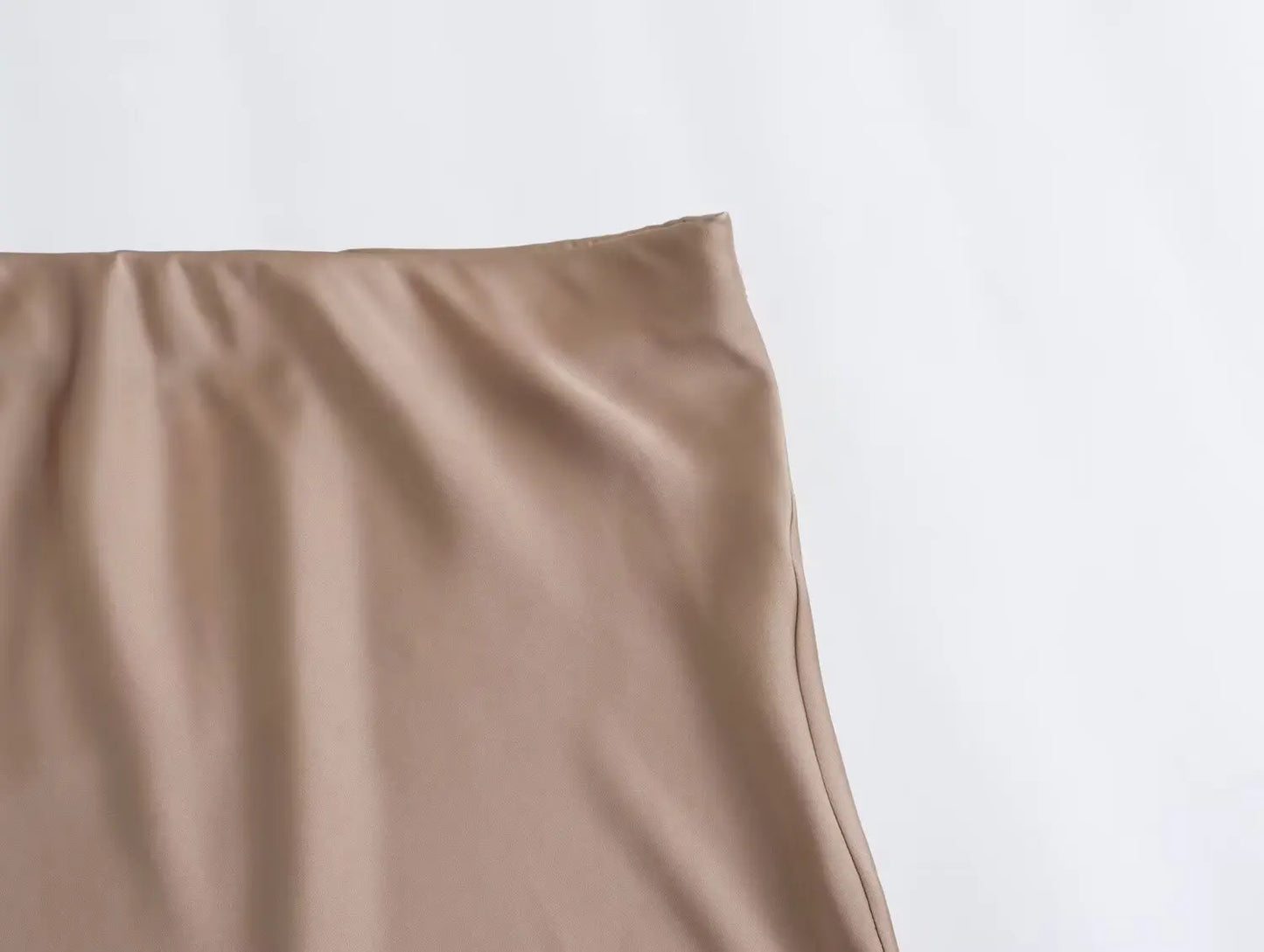 Satin Skirt Woman High Waist Elegant Long Skirts For Women Fashion Summer Midi Skirt Office Women's Skirts