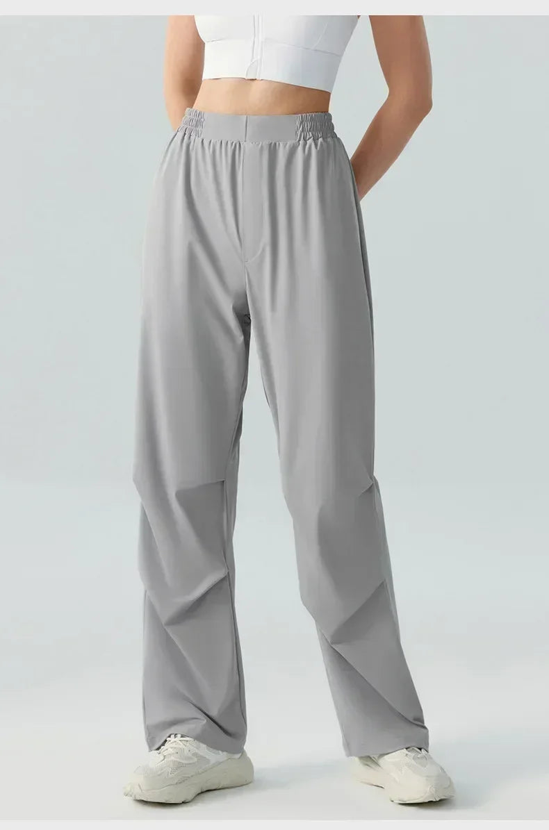 al yoga women's leggings Yoga Straight Leg Pants Loose Athletic Casual Quick Dry Fitness Pants