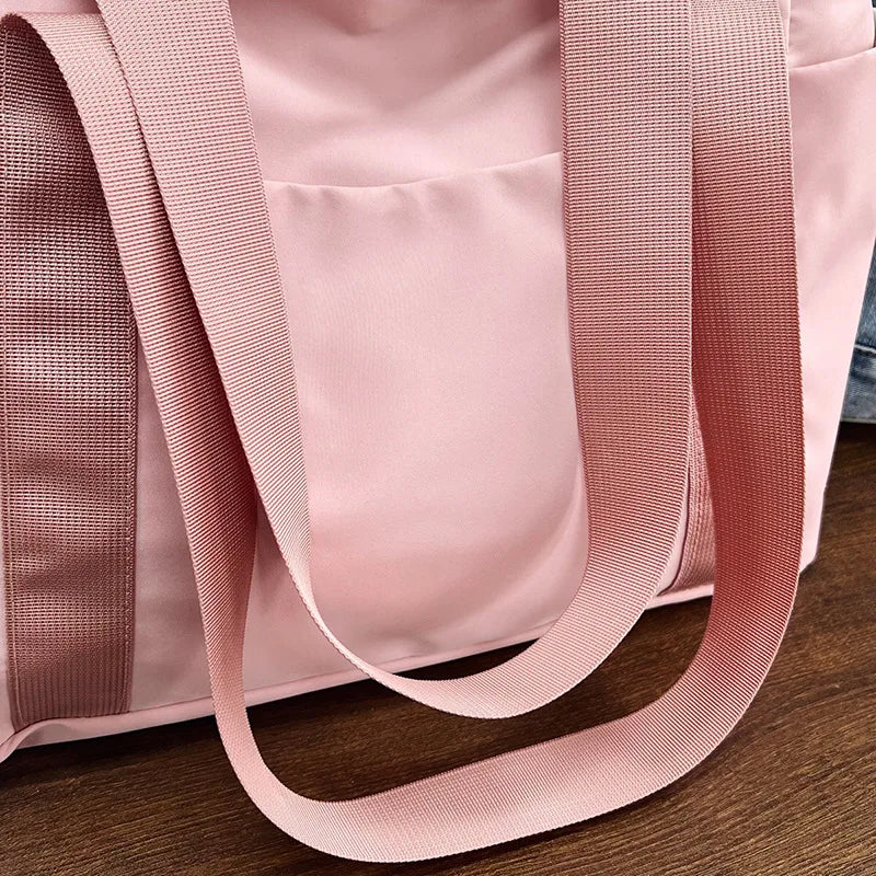Women's Bag Solid Color Tote Bag Commuting Shoulder Bag Leisure Simple Mommy Go Out Bag Large Capacity Nylon Handbag
