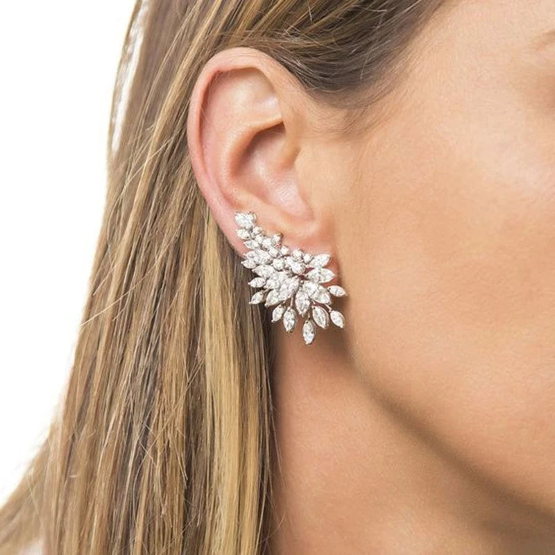 New European and American Design Earrings with Personality, Niche Fashion, Elegant Personality, Light Luxury Jewelry Accessories