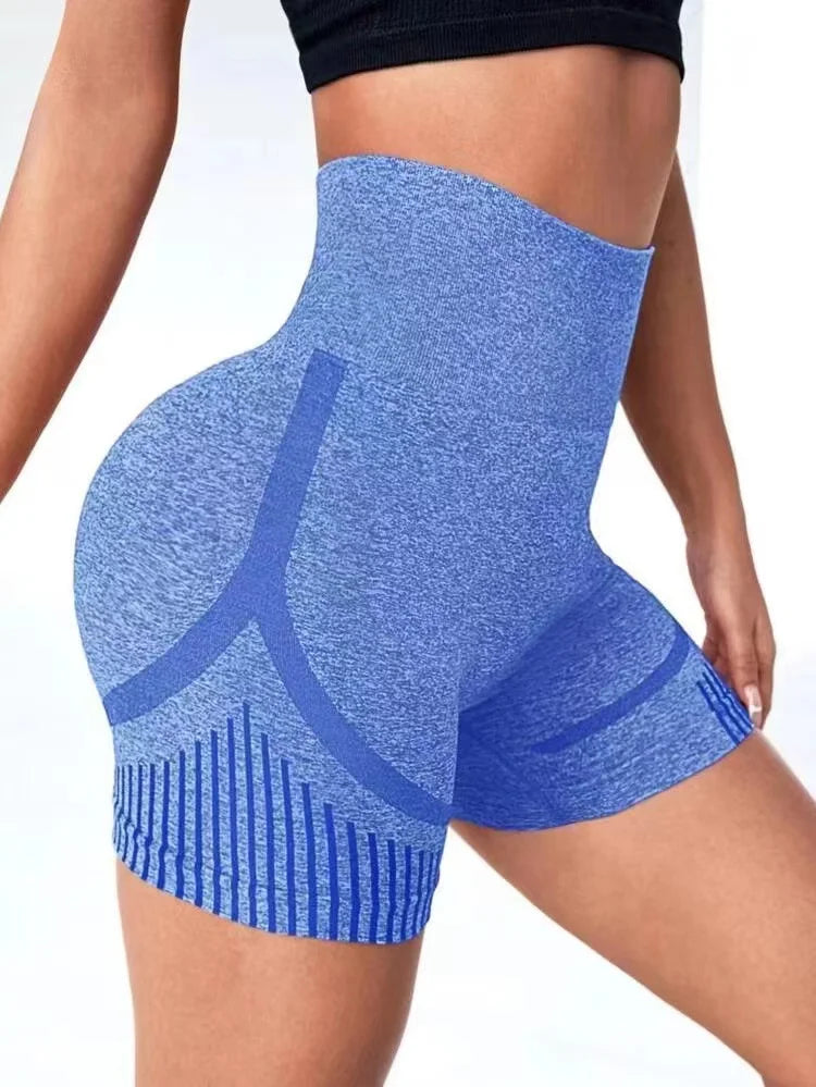 Women Yoga Shorts Women High Waist Workout Shorts Lift Butt Fitness Pants Sportswear Fitness Yoga Push Up Yoga Gym Running Short