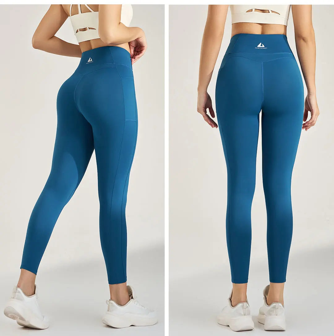 No Embarrassment Line Yoga Pants Women High Waisted Lift Hip Peach Butt Stretch Leggings Sweatpants Pants Long Pants