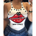Y2K Vest Sexy Camisole Top Printed Vest 25 Colors Size 6 Spicy Girl Sexy Tight Summer U-Neck Basic Versatile Fashion Camis Tops