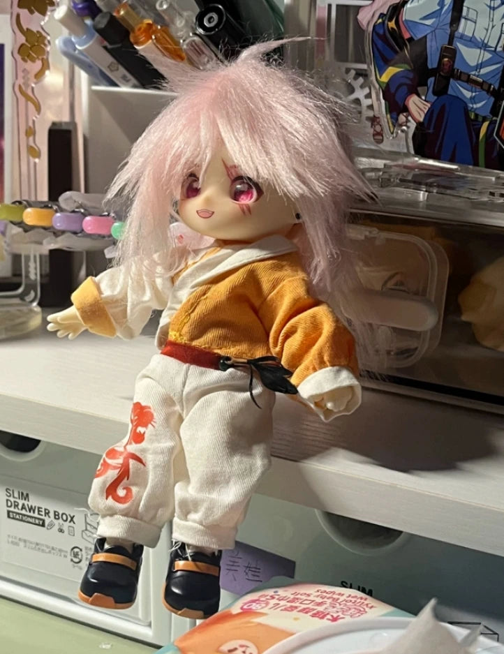 D09-P389 children handmade toy   1/12 1/8 1/6 1/4 1/3 MSD bjd doll wig red blue pink black DIY long straight hair 1pcs