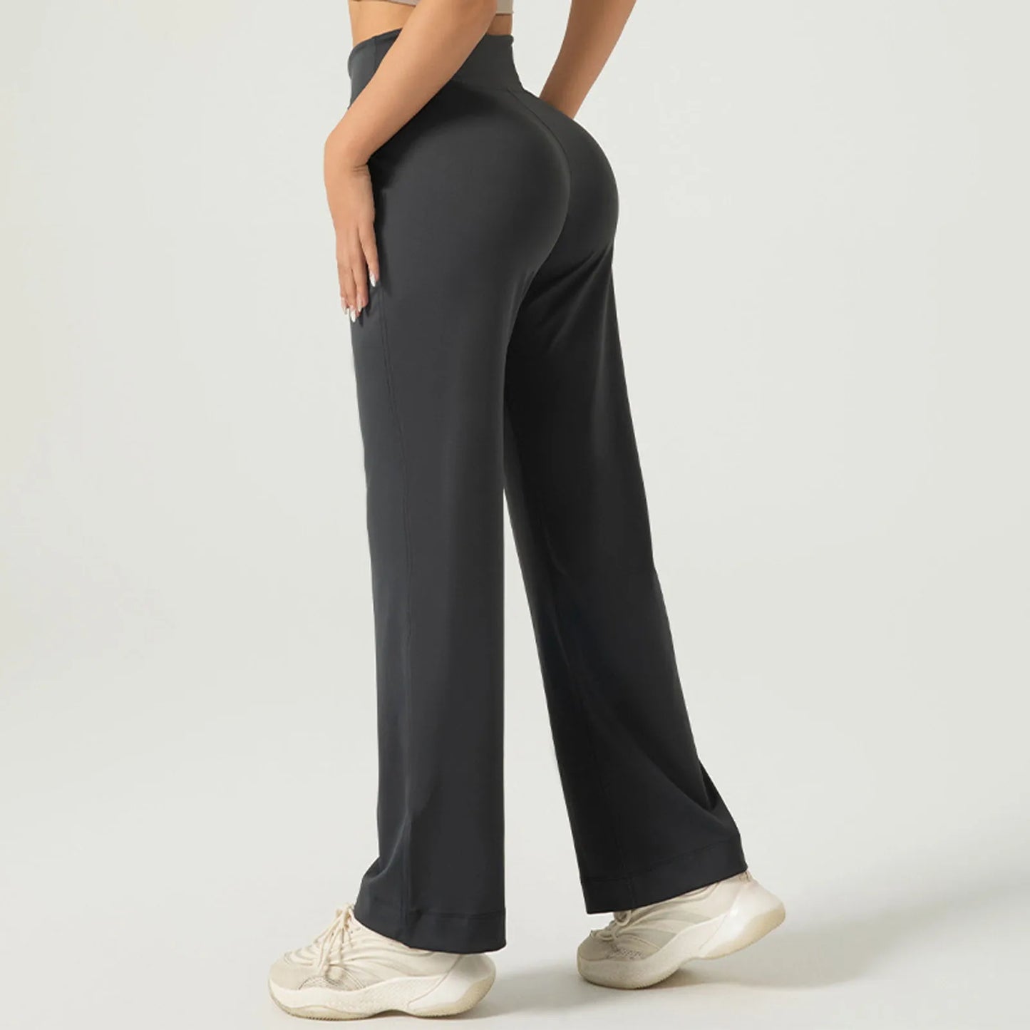 Womens Yoga Pants Wide Leg Pants With Pockets Casual Trousers Elastic Waist Sweatpants Pant for Women Women’s Pants Women’s Pant