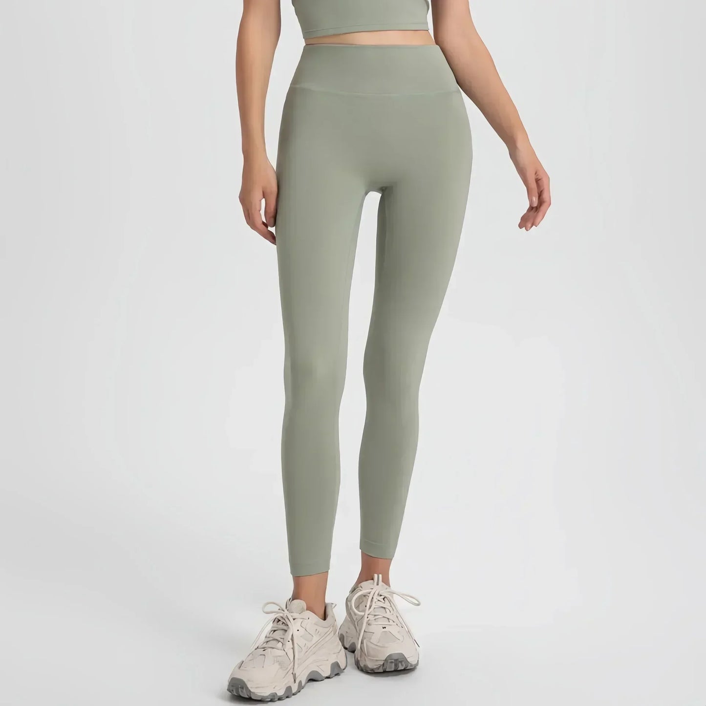 Yoga Pants No Embarrassment Line Sports Fitness Pants Tight Peach Lift Hip High Waist Nude Yoga Leggings