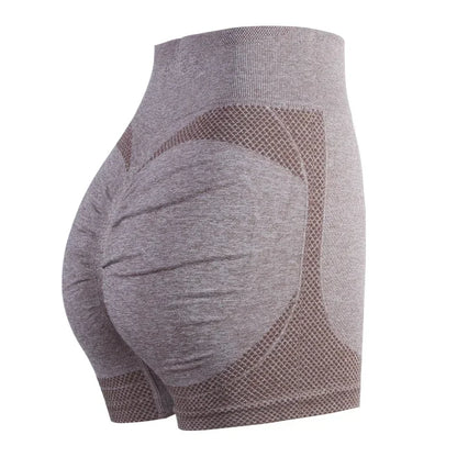 New Women Yoga Shorts High Waist Workout Shorts Fitness Yoga Lift Butt Fitness Ladies Yoga Gym Running Short Pants Sportswear