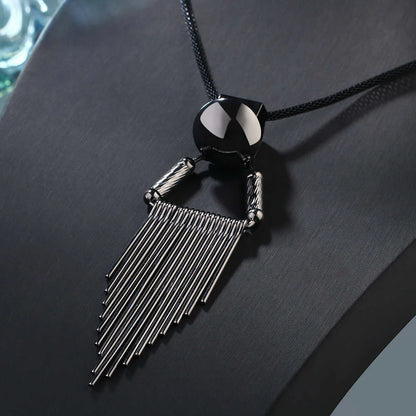 Fashion Long Necklace for Women Collier Femme Vintage Tassel Necklaces & Pendants 2022 Statement Jewelry Collar Mujer Maxi Colar