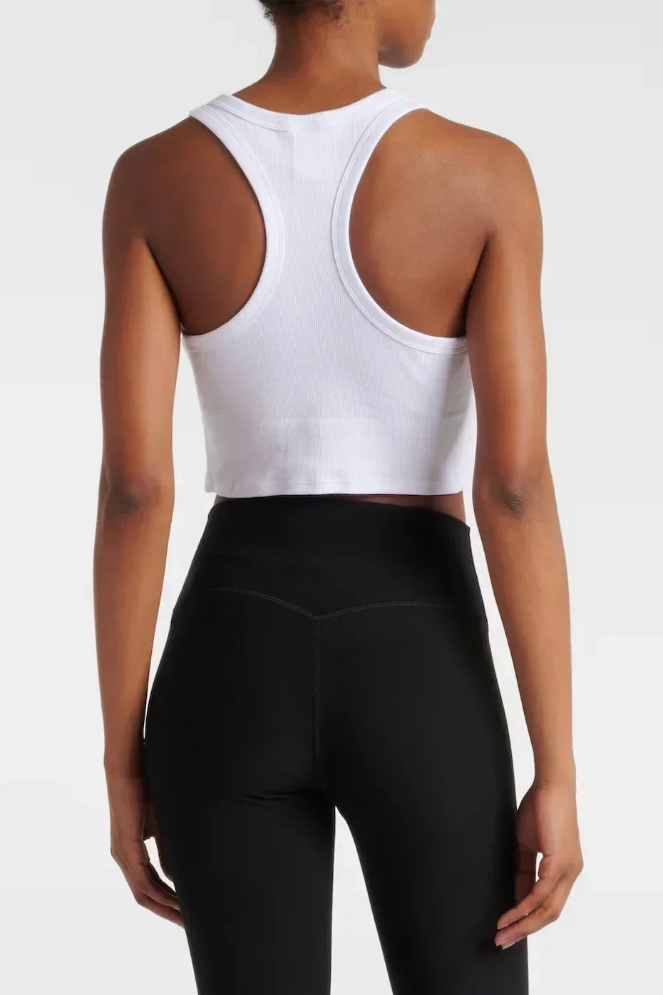 Cotton Sleeveless Tank Top for Women Summer New White Slim Yoga Fitness Vest Leisure Running Gym Breathable Pilates Tank Top