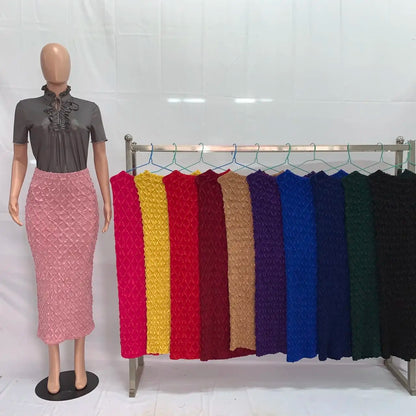 2025 Spring Summer Women Style Women Long Skirts Muslim High Quality Fashion Style Fit High Waist Skirt Plus Size Skirt