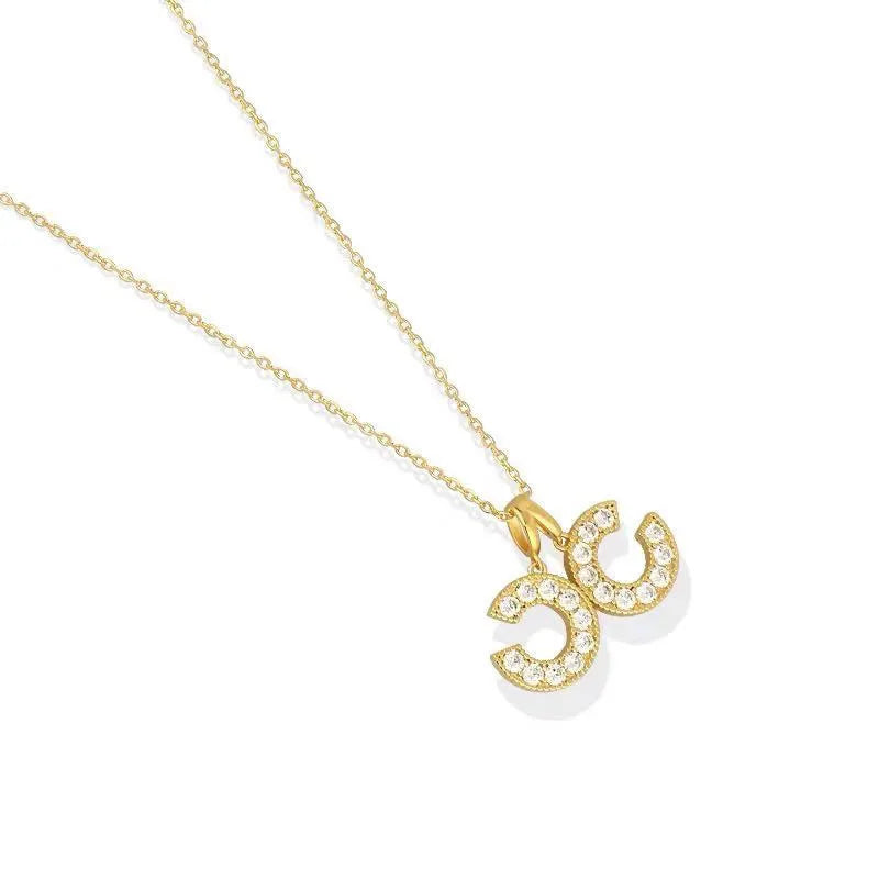 2025 New Necklace For Women, Non Fading C Letter Pendant, Light Luxury, Niche High-end, Sensational And Explosive Product