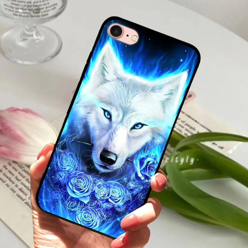 For iPhone 6S 6 Case Silicone Soft Back Phone Cover For iPhone 7 7Plus 6 6S Plus Silicon Cases For iPhone 8 8 Plus Fundas Bumper