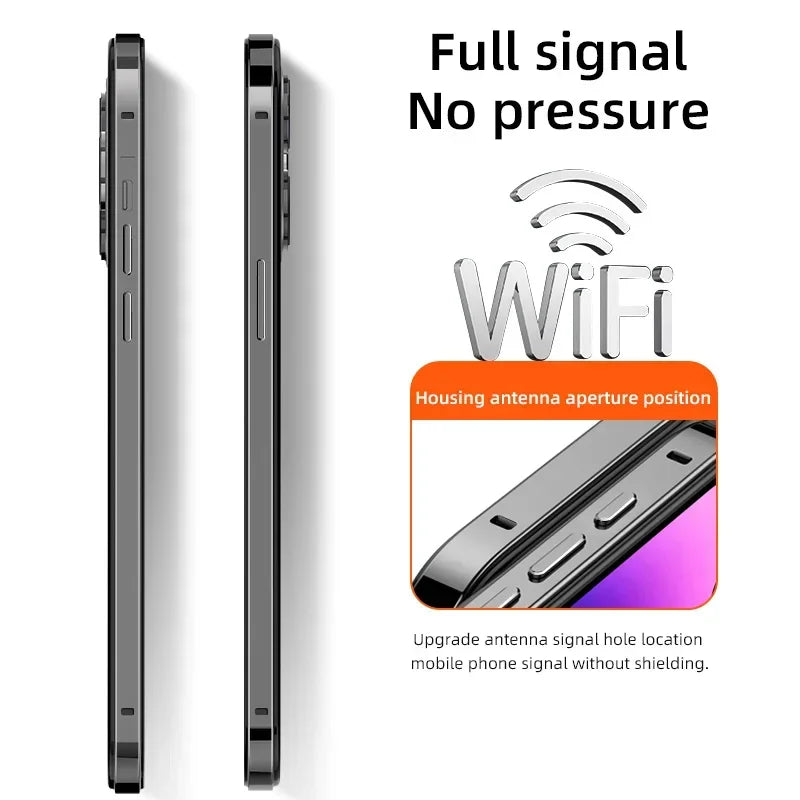 Hybrid Silicone Frame Aluminum Metal Phone Cases For iPhone 16 15 Pro Max 14 13 12 Better Heat Bumper