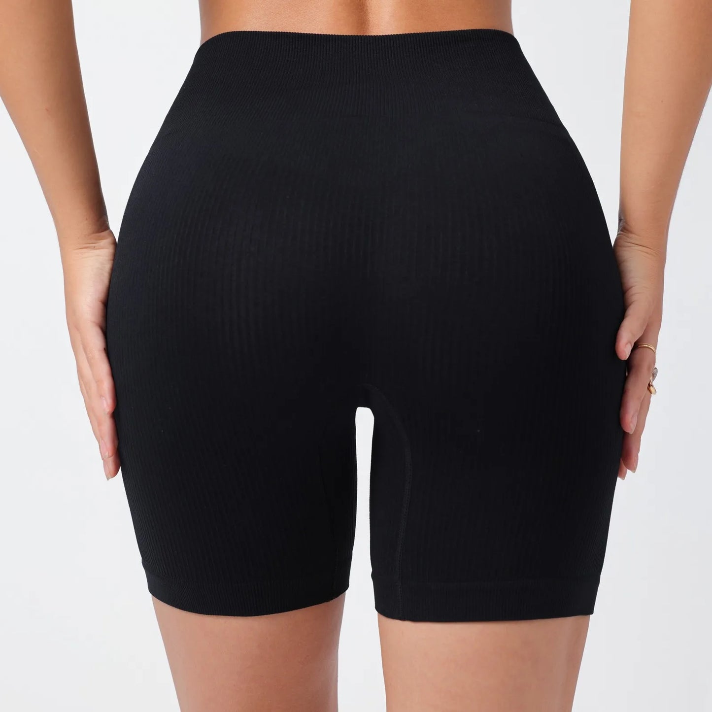 Women's Summer Loose Solid Color Yoga Pants Comfy Workout Pants Slim Female High Elastic Waist Skinny Yoga Running Sporty Shorts