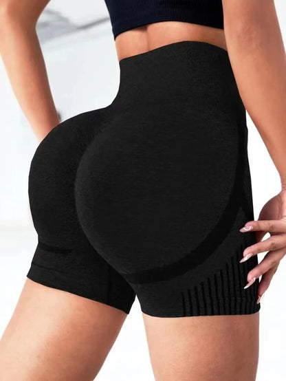 Women Yoga Shorts Women High Waist Workout Shorts Lift Butt Fitness Pants Sportswear Fitness Yoga Push Up Yoga Gym Running Short