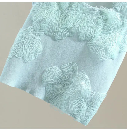 Sexy Crop Tops Women Heavy Embroidery Floral Tank 2025 Ropa Mujer Lace Butterfly Backless Tunic Vest Korean Summer Camis