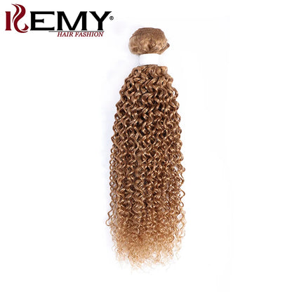 Body Wave Human Hair Bundles Honey Blonde Colored Human Hair Weave Bundles Brazilian Remy Hair Bundle Deals 1 PC KEMY HAIR