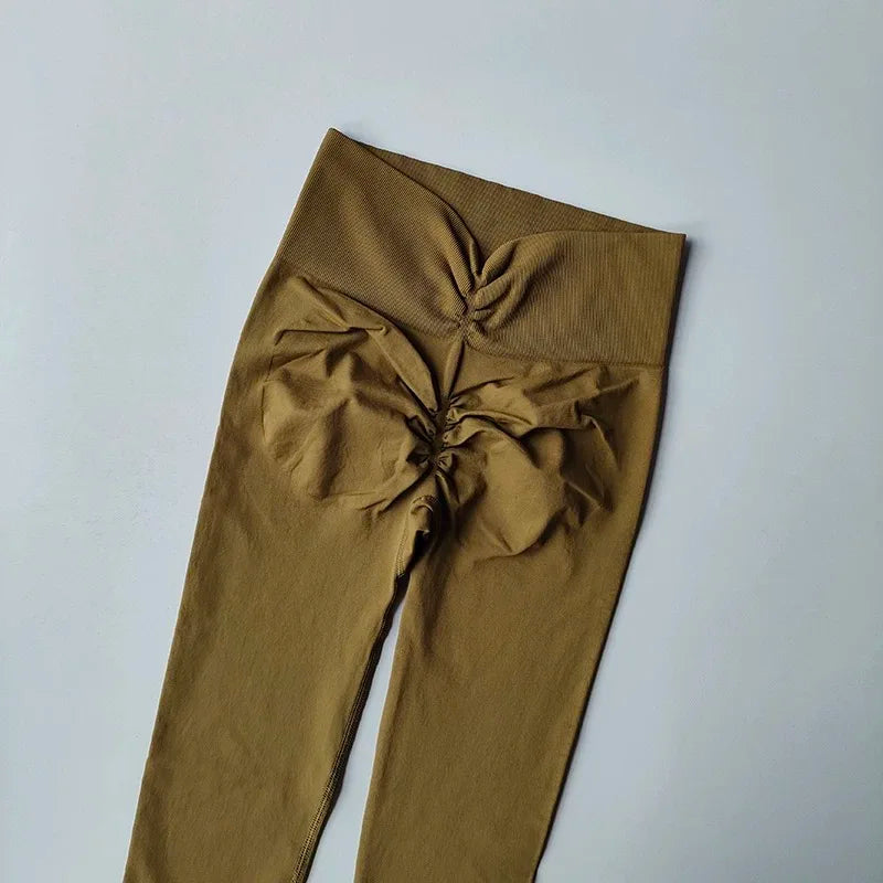 Women's Fitness Yoga Pants New High Waist and Waist Lifting Hip Fitness Pants Women's High Elasticity Speed Drying Tight Sports