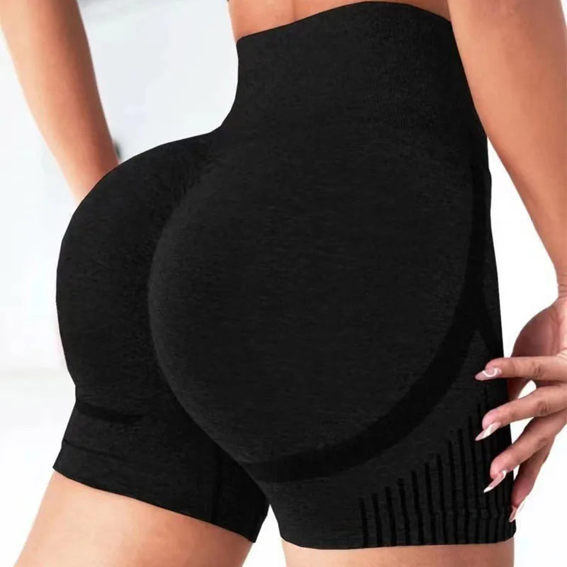 Women Yoga Shorts High Waisted and Hip Lifting Yoga Pants Outdoor Running Fitness Shorts Breathable Quick-dry Sportswear Pants