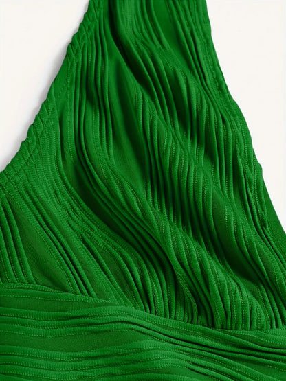 Sexy Crop Tops for Women Deep V Neck Back Cutout Sleeveless Plunge Racerback Tank Cropped Top