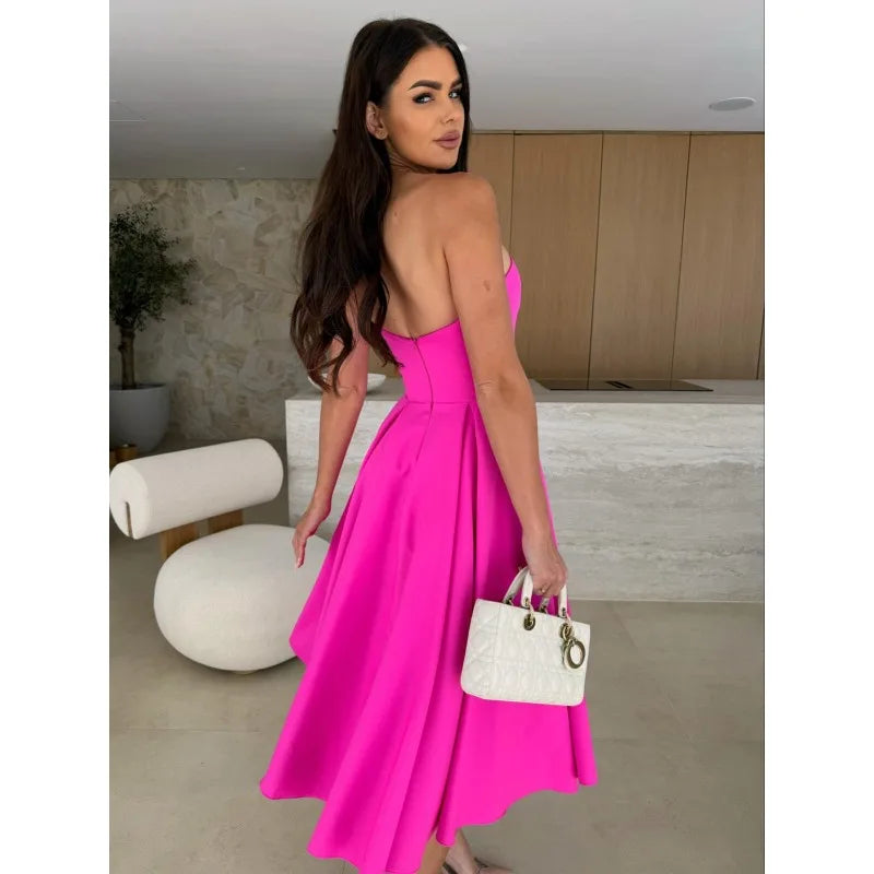 Womens Sleeveless Dresses Ball Gown Dress Elegant  Lady Dress Loose Clothes