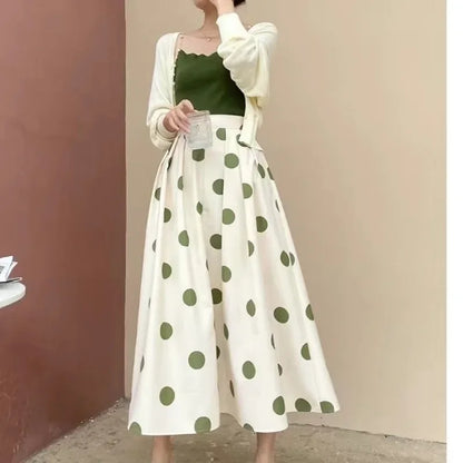 Skirts for Women Chic and Elegant High Waist New In Woman Skirt Clothing Trend 2024 Y2k Vintage A Line Casual Modest Streetwear