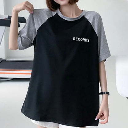 Yoga Top Women Fashionable Fitness Clothing Breathable Loose Short Sleeve Summer Running Sports Training T-shirt Plus Size