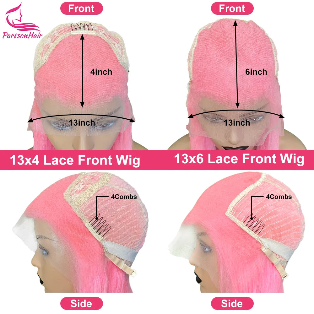 Ginger Orange Wear Go Glueless Wig 13X6 HD Highlight Colored Lace Front Wig Deep Wave 13X4  White Lace Frontal Wigs For Women