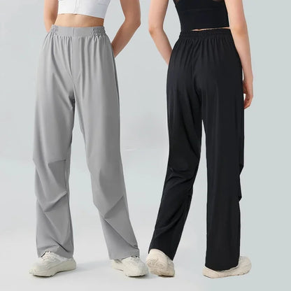 al yoga women's leggings Yoga Straight Leg Pants Loose Athletic Casual Quick Dry Fitness Pants