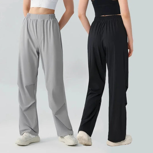 al yoga women's leggings Yoga Straight Leg Pants Loose Athletic Casual Quick Dry Fitness Pants