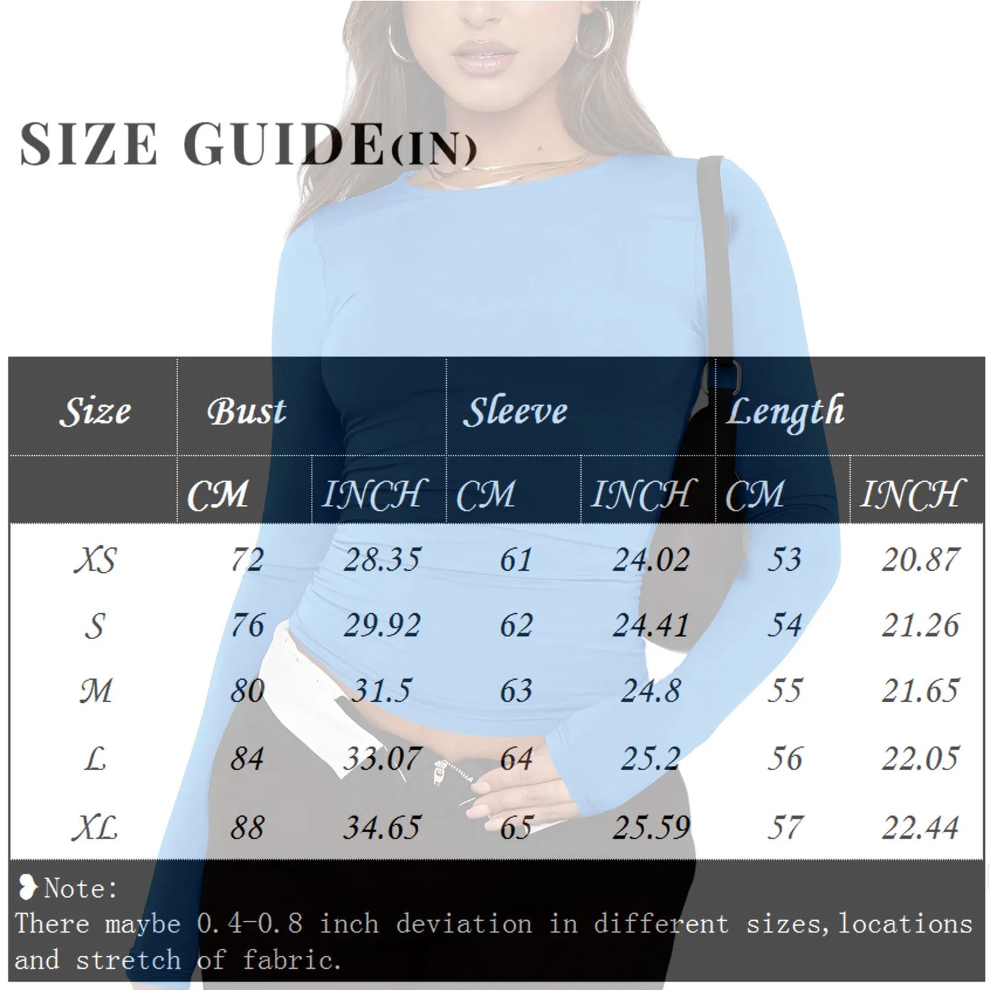 Women's Fashion Solid Colour Round Neck Long Sleeve T-Shirt Top Tops for Women Womens Tops and Blouses Trendy Womens Summer Tops