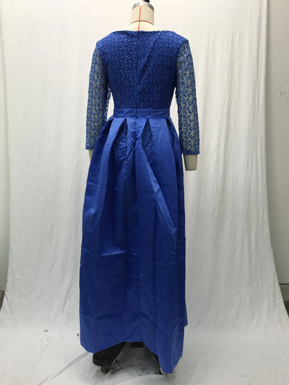 Women's Elegant Evening Party Dresses Luxury Fashionable Long Dresses Trailing Evening Dresses Solid Color Floor-Length Dresses