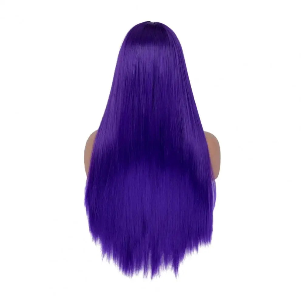 I's a wig Synthetic Blonde Wigs Long Straight Wigs with Bangs for White Black Women Red Pink Black Brown Daily Use Cosplay Wigs