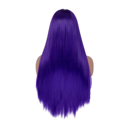 I's a wig Synthetic Blonde Wigs Long Straight Wigs with Bangs for White Black Women Red Pink Black Brown Daily Use Cosplay Wigs