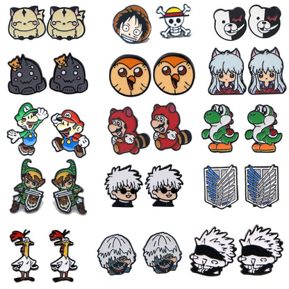Earrings For Woman  Anime Cosplay Custom Stud Earrings Fashion Game Jewelry Anime Accessories Gift